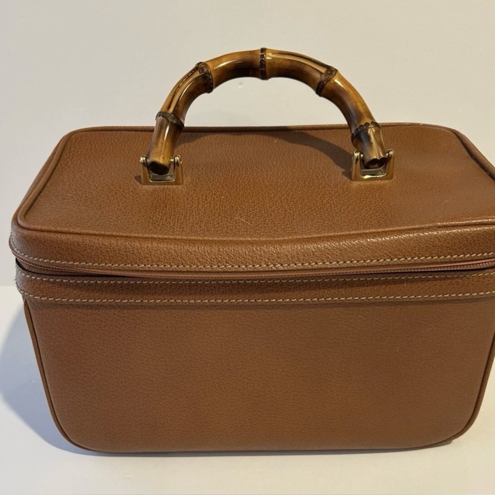 Vintage Gucci Pigskin Train Case